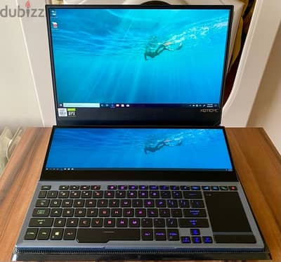 Laptop ASUS ROG Zephyrus dual screen لابتوب