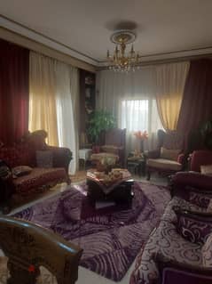 Apartment 200m for sale fully finished garden view in south of academy new cairo