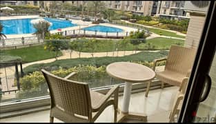 apartment ready to move 123m pool view at galleria new cairo
