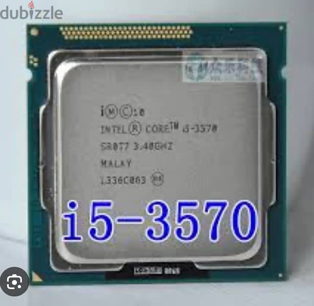 processor intel i5-3570/i3-2100/2x8gb-2x2gb ddr3 0