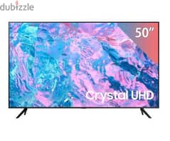 Samsung 50-inch 4K UHD crystal smart TV - AU7000 شاشة سمارت سامسونج ٥٠ 0