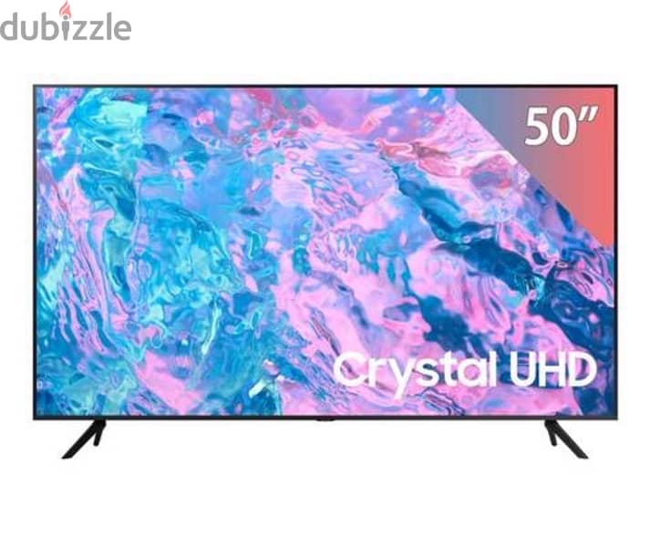 Samsung 50-inch 4K UHD crystal smart TV - AU7000 شاشة سمارت سامسونج ٥٠ 0