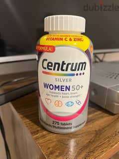 Centrum Women 50+ Silver 275 Tablets USA