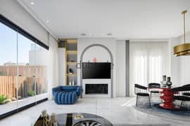 شقه كورنر 148م متشطبه للبيع امام Golf Views تقسيط Corner apartment 148m for sale in front of Golf Views, installments 0