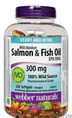 OMEGA 3 PLUS SALMON (fish oil)// magnesium citraat