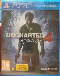 uncharted 4 a thief's end ps4 cd for sell