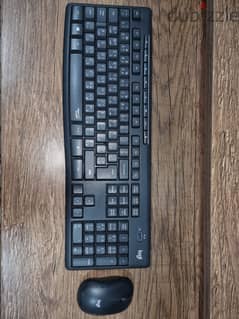 كيبورد وماوس وايرلس لوجي تك keyboard & mouse logitech wireless