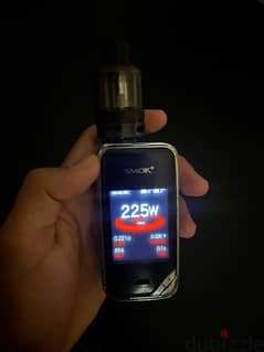 فيب smok x priv المود 225 وات وتانك فوبو بالقاعده بتاعتو وكويل زي الفل