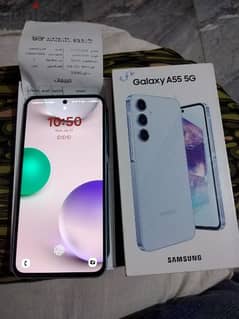 Samsung A55 256G استخدام اقل من يوم بالفاتورة 0