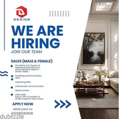 مطلوب للعمل ب شركة D-Design للتشطيبات senior interior designer ( مهند 0