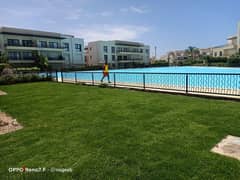 amazing ground chalet on lagoon in marassi للايجار مراسي احسن لاجون 0