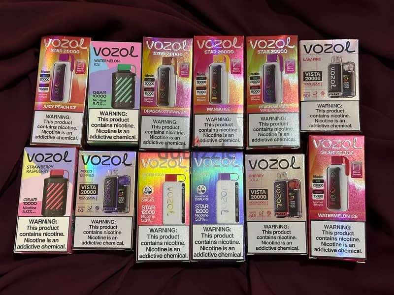 والشحن مجانا vozol vape 0