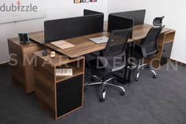 خلية عمل _ ورك ستيشن _ بارتيشن مكاتب موظفين _ Work Station _ Partition