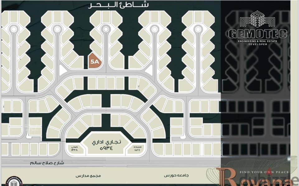 للبيع رابع مطل بحر ٤ غرف في دمياط الجديدة - ناصية بحري شرقي 225م 1