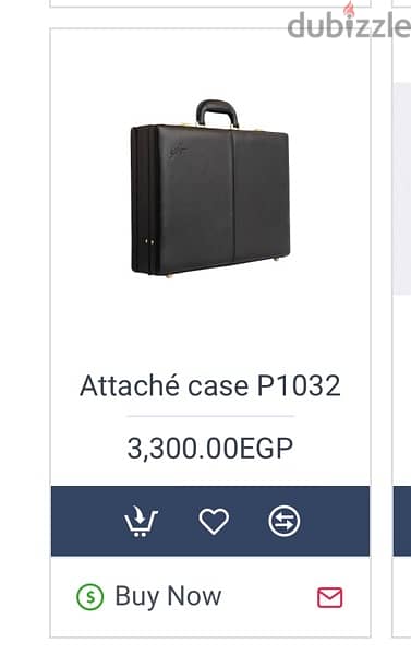 ATTACHÉ CASE P1032  (SEVEN K) original  شنطة رجالي جلد طبيعي 5