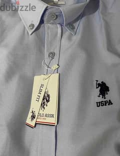 U. S. Polo Assn. Light Original Blue Shirt - Size S - Made in Turkey