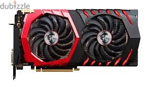 Graphics Card Model: MSI GeForce GTX 1080 Gaming X 8G * GPU: NVIDIA