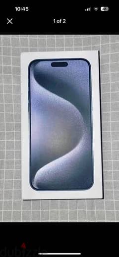 sealed iphone 15 pro max blue titanium 256 gb