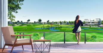 Ground floor apartment with garden in the only compound in Golf 115 acres in Mostakbal City with the lowest down payment and the longest payment perio