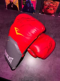 Mike Tyson Signed Gloves from Training session