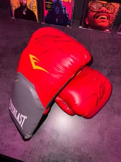 Mike Tyson Signed Gloves from Training session 0