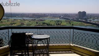 Hotel apartment for sale in Rive du Nile, 120 meters, with a 100% view on the Nile, fully finished, with furniture and appliances