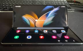 Samsung Galaxy Z Fold 4 with all accessories