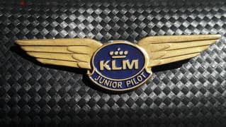 Vintage KLM pilot pin  دبوس طيار هولندا      aviation airbus boeing