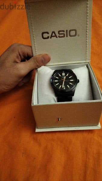 casio metal watch black