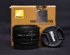 عدسه 50mm نيكون فتحه عدسه 1.8 D