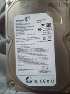 هارد ديسك 500جيجا hdd