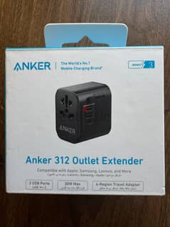 Anker 312 Universal Travel Adapter 30W 0