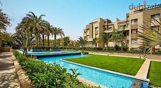 شقة للبيع ارضي بجاردن في كمبوند ســوان ليـــك التجمع امام الرحاب Apartment for sale ground floor in Swan Lake Compound, New Cairo