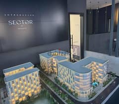 A very special office for sale in the Administrative Capital, in the heart of the financial district, the banking district, Sector 1 project, a distin