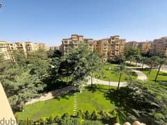 "Distinguished apartment for sale in Madinaty with a wide garden view in B1, with an area of 266 square meters. "