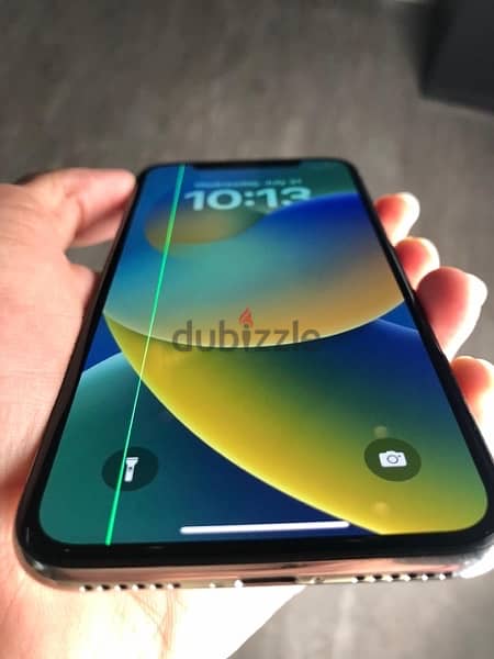 عرض الويك اند iPhone X 64 بطاريه 64% في خط فالشاشه مش ماثر علي الجهاز 1