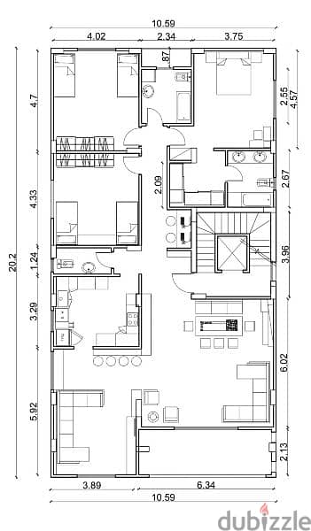 Apartment view garden  next to AUC -بجانب اسكان الجامعة الأمريكية 9