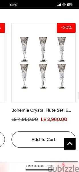 bohemia glass cups 0