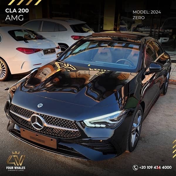 مرسيدس Mercedes Benz CLA 200 2024 AMG متاحة تسليم فوري 6