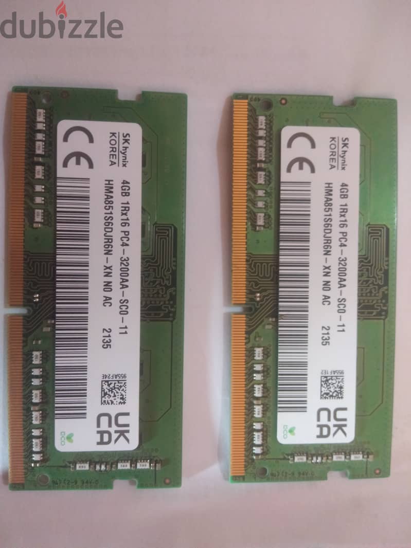 RAM 4*2 G ddr4 3200hz 1