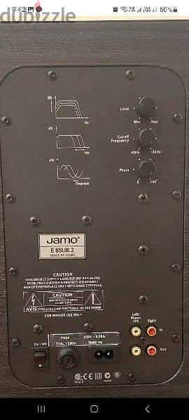 صبووفر جامو صناعه دنماركى JAMO SUBWOOFER  MADE IN DENMARK 5