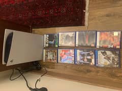 ps5 + games for sale 0