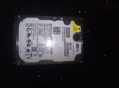 western development hard disk hdd 320gb fat