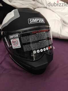 Simpson full face helmet