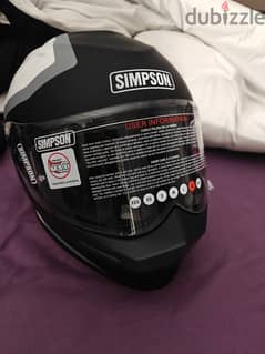 Simpson full face helmet 0