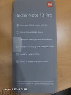 xiaomi Redmi note 13 pro شاومي ريدمي نوت ١٣ برو 0