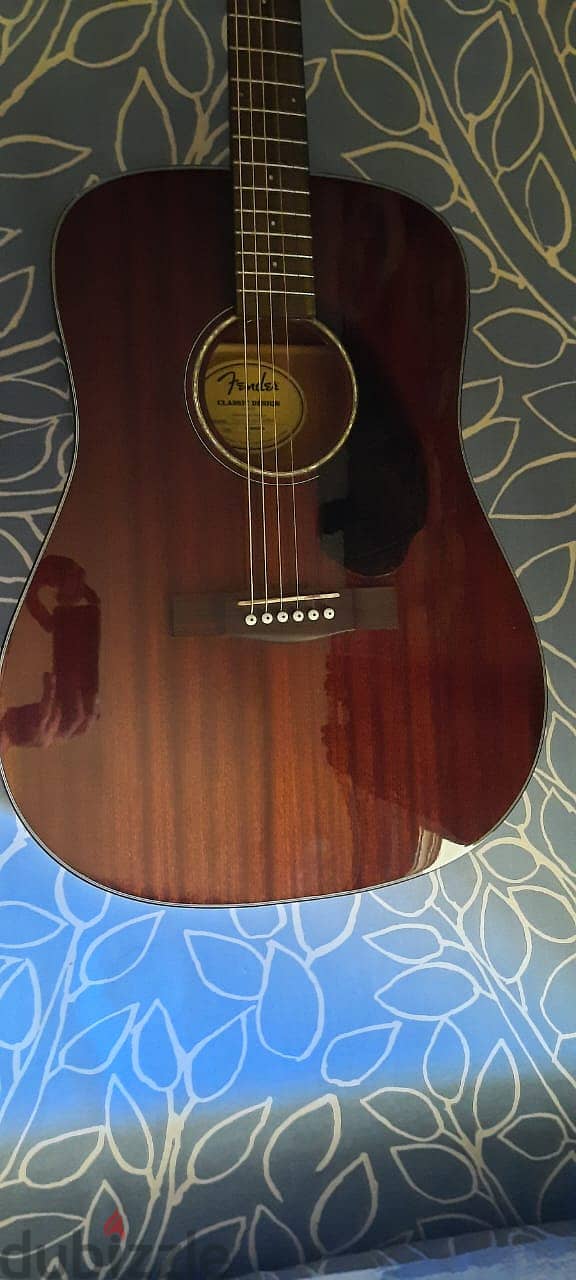 Fender CD-60S All-Mahogany Acoustic Guitar like new. 3