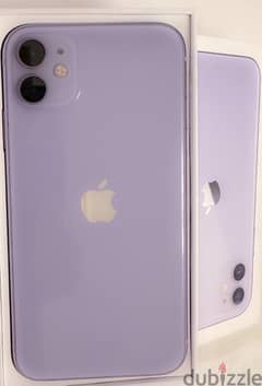 I phone 11 -purple- 128 g( nearly new)