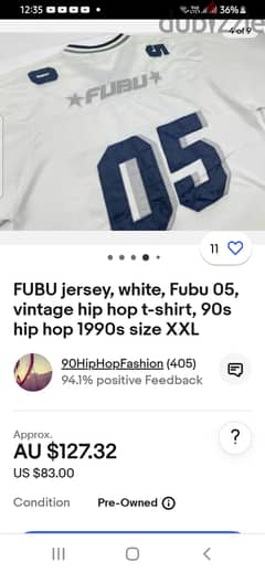 Original Fubu 05 shirt  hip hop Made in USA 0