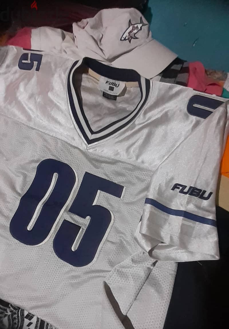 Original Fubu 05 shirt  hip hop Made in USA 7